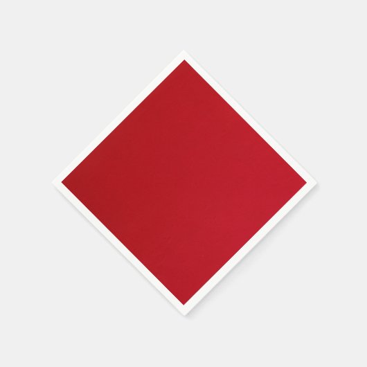 Gewoon rode kleur servet (Hoek)