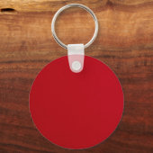 Gewoon rode kleur sleutelhanger (Voorkant)