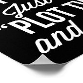 Gewoon roepen: "Plot Twist!" Typografie Print (Hoek)