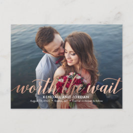 Gewoon romantisch de moeite waard het wachten op s briefkaart