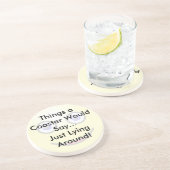 Gewoon rond Onderzetter (Zijkant)