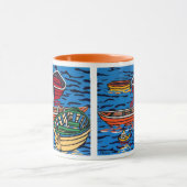 "Gewoon rondbobbelen" 330 ml drinkbeker Mok (Midden)