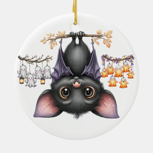 Gewoon rondhangen, Bats Keramisch Ornament (Achterkant)