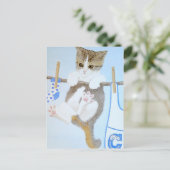 Gewoon rondhangen! briefkaart (Staand voorkant)