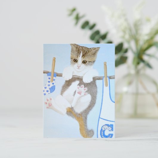 Gewoon rondhangen! briefkaart (Staand voorkant)