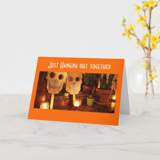 GEWOON RONDHANGEN-HAPPY 40TH KAART (Gele Bloem)