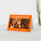 GEWOON RONDHANGEN-HAPPY 40TH KAART (Voorkant)