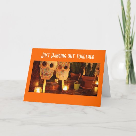 GEWOON RONDHANGEN-HAPPY 40TH KAART (Voorkant)