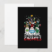 Gewoon rondhangen met mijn Gnomies Boom Kabouter B Kaart (Voorkant / Achterkant)