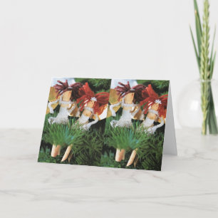 **GEWOON RONDHANGEN OM VROLIJK KERSTFEEST TE ZEGGE KAART