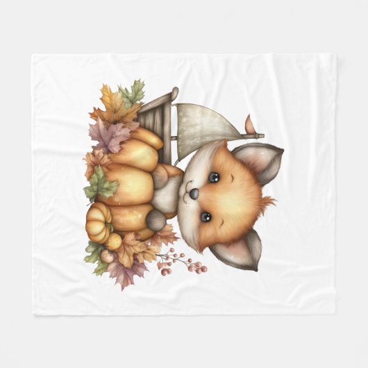 Gewoon rondhangen, Pumpkins Fleece Deken (Voorkant (Horizontaal))