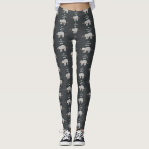 Gewoon rondhangen rond de leuke luie sloep leggings