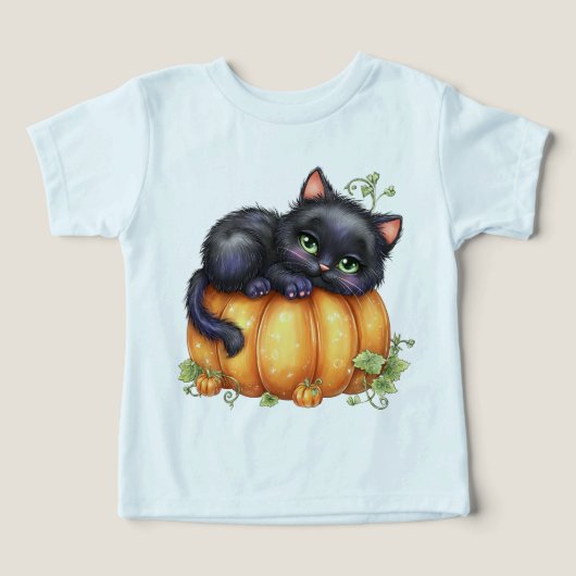 Gewoon rondhangen, Rustende Kitten In Pompoen (Design voorkant)