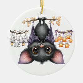 Gewoon rondhangen, vleermuizen keramisch ornament