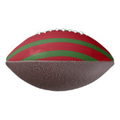 Gewoon Rood en groen Vrolijk kerstpatroon American Football (Gedraaid 90)