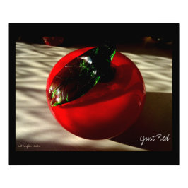 Gewoon rood foto afdruk