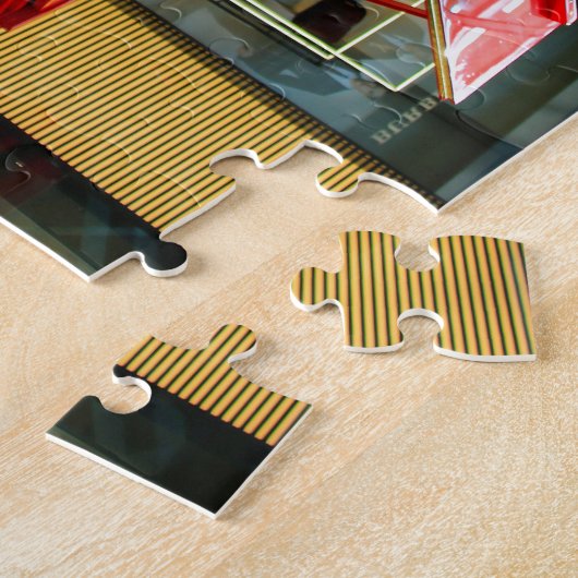 Gewoon rood: groots piano legpuzzel (Zijkant)