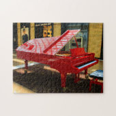 Gewoon rood: groots piano legpuzzel (Horizontaal)
