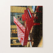 Gewoon rood: groots piano legpuzzel (Verticaal)