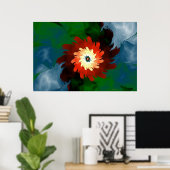 gewoon rood poster (Thuiskantoor)