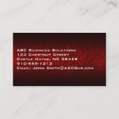 Gewoon roodmoderne professionele Visitekaartjes (Achterkant)