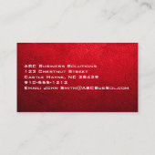 Gewoon roodmoderne professionele Visitekaartjes (Achterkant)