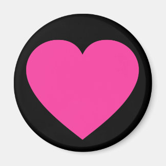 Gewoon roze hart magneet