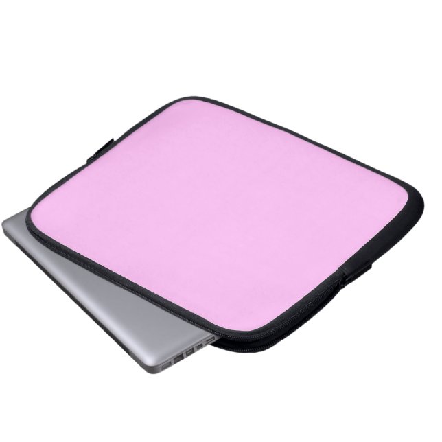 Gewoon roze laptop sleeve (Voorkant onderkant)
