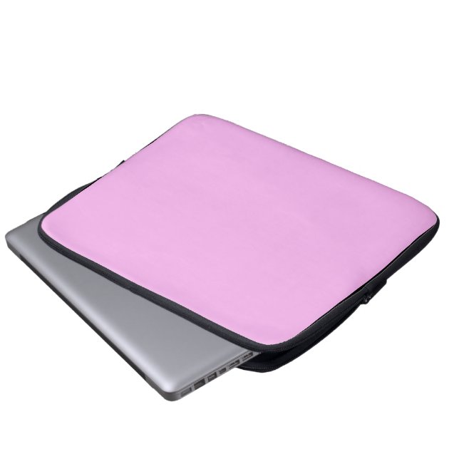 Gewoon roze laptop sleeve (Voorkant onderkant)