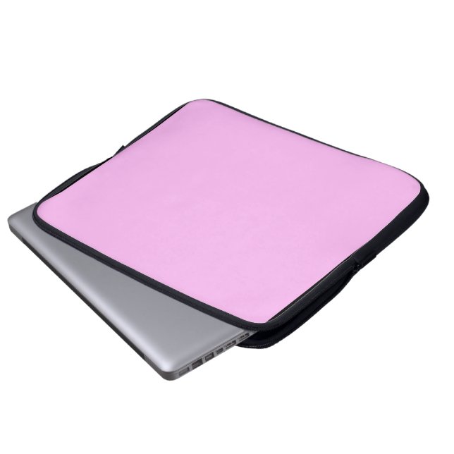 Gewoon roze laptop sleeve (Voorkant onderkant)