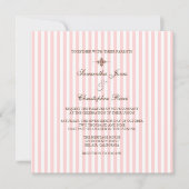 Gewoon roze strepen Weddenschappen Kaart (Voorkant)