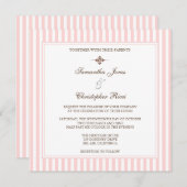 Gewoon roze strepen Weddenschappen Kaart (Voorkant / Achterkant)