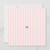 Gewoon roze strepen Weddenschappen Kaart (Achterkant)