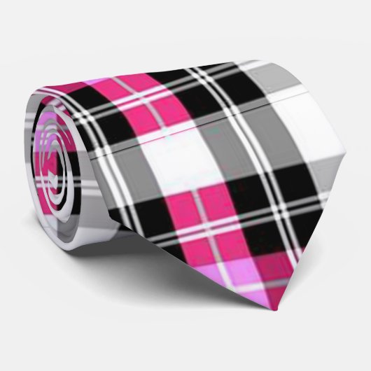 Gewoon roze Stropdas (Opgerold)