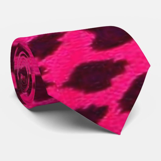 Gewoon roze Stropdas voor afdrukken - groot afdruk (Opgerold)