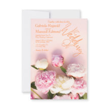 Gewoon Rozen roze pioen bloemenbruiloft