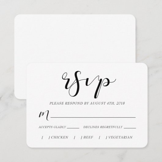 Gewoon RSVP Gezegden (Voorkant / Achterkant)