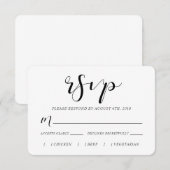 Gewoon RSVP Gezegden Kaartje (Voorkant / Achterkant)