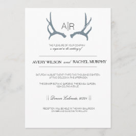 Gewoon rustiek & elegant | Moderne aangepaste Init Kaart