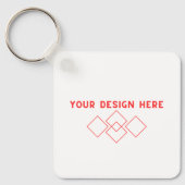 GEWOON SCANNEN | QR Code visitekaartje GEEN PAPIER Sleutelhanger (Voorkant)