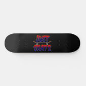 Gewoon Schaats Skateboard Red Blue Skateboarder (Horizontaal)