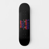 Gewoon Schaats Skateboard Red Blue Skateboarder (Voorkant)