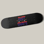 Gewoon Schaats Skateboard Red Blue Skateboarder<br><div class="desc">Elke Skateboarder zal van deze houden - zie mijn winkel voor veel meer geschenkideeën op skateboarden.</div>