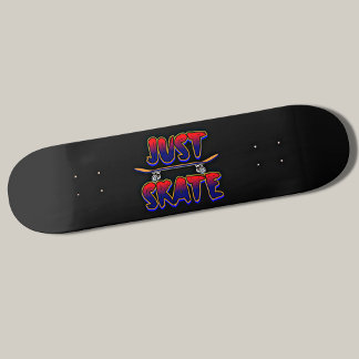 Gewoon Schaats Skateboard Red Blue Skateboarder