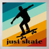 Gewoon Schaats Skateboarden Poster (Voorkant)