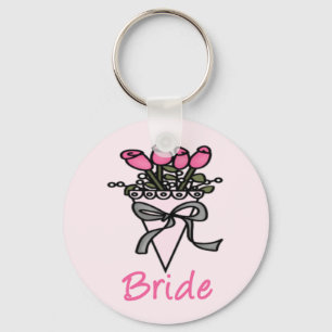 Gewoon Schattig Bridal Bouquet Sleutelhanger