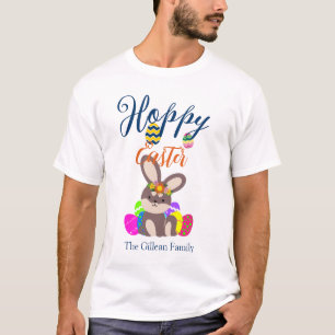 gewoon schattig gebak Happy Easter familie T-shirt