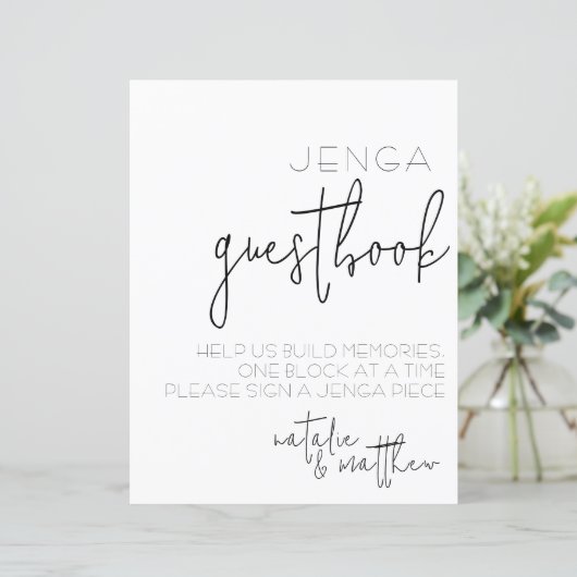 Gewoon schilderachtig gastenboek (Staand voorkant)