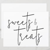 Gewoon schilderachtige dessert tafel teken (Voorkant / Achterkant)