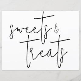 Gewoon schilderachtige dessert tafel teken